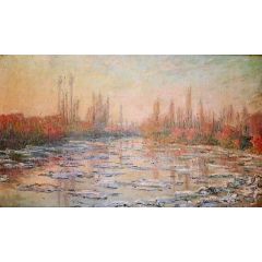 Floating Ice Painting Reproduction