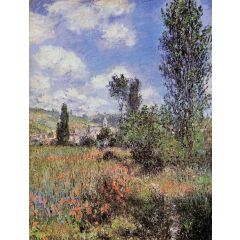 Lane in the Poppy Fields, Ile Saint-Martin Painting Reproduction