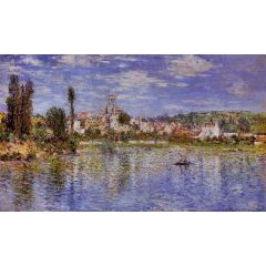 Vetheuil in Summer Painting Reproduction