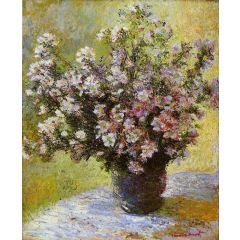 Bouquet of Mallows Painting Reproduction