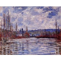 The Flood of the Seine at Vetheuil Painting Reproduction