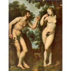Adam and Eve Painting Reproduction