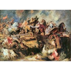 Battle of the Amazons Painting Reproduction