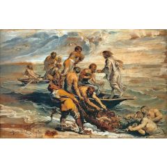 The Miraculous Draught of Fishes Painting Reproduction