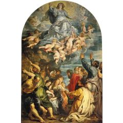 Assumption of Virgin Painting Reproduction