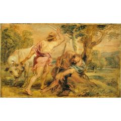 Mercury and Argus Painting Reproduction