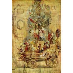 Triumphal Car of Kallo Painting Reproduction