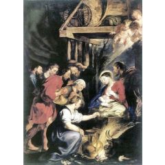 Adoration of the Shepherds Painting Reproduction