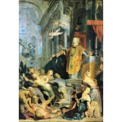 Miracle of St Ignatius of Loyola Painting Reproduction