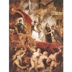 The Landing of Marie de Medici at Marseilles Painting Reproduction