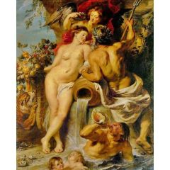 The Union of Earth and Water Painting Reproduction