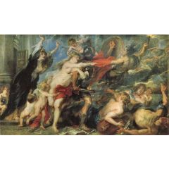 The Consequences of War Painting Reproduction