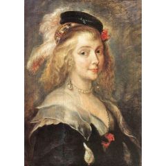 Portrait of Helena Fourment Painting Reproduction