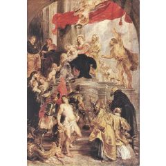 Bethrotal of St Catherine, sketch Painting Reproduction