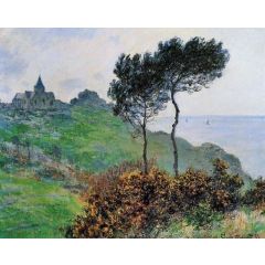 The Church at Varengaville, Grey Weather Painting Reproduction