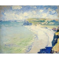 The Beach at Pourville Painting Reproduction