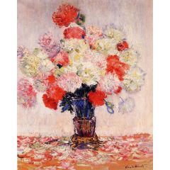 Vase of Peonies Painting Reproduction