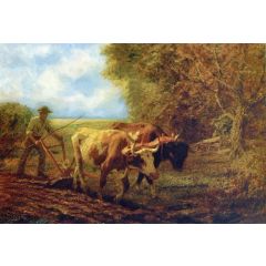 Fall Plowing Painting Reproduction