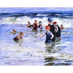 Beach Scene Painting Reproduction