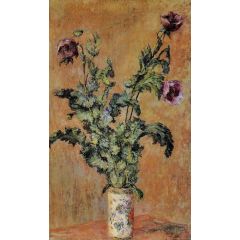 Vase of Poppies Painting Reproduction