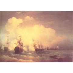 Sea buttle near Revel Painting Reproduction