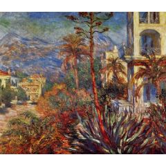 Villas at Bordighera Painting Reproduction