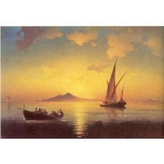 The Bay of Naples Painting Reproduction