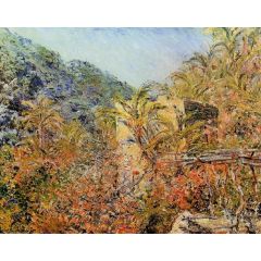 The Valley of Sasso, Sunshine Painting Reproduction