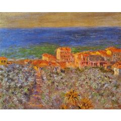 Burgo Marina at Bordighera Painting Reproduction