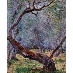 Study of Olive Trees Painting Reproduction