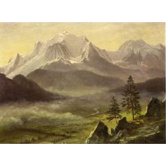 Grand Tetons Painting Reproduction