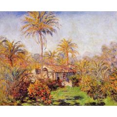 Small Country Farm in Bordighera Painting Reproduction