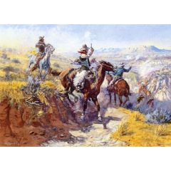 Smoking Them Out Painting Reproduction