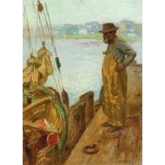Gloucester Fisherman Painting Reproduction