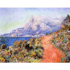 The Red Road near Menton Painting Reproduction