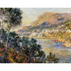 Monte Carlo Seen from Roquebrune Painting Reproduction