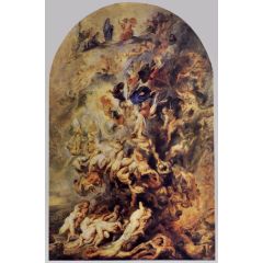 Small Last Judgement Painting Reproduction