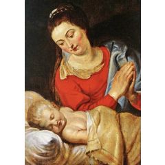 Virgin and Child Painting Reproduction