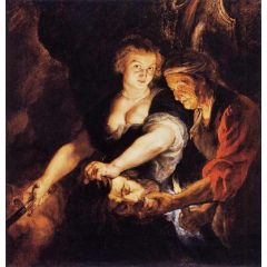 Judith with the Head of Holofernes Painting Reproduction