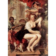 Bathsheba at the Fountain Painting Reproduction