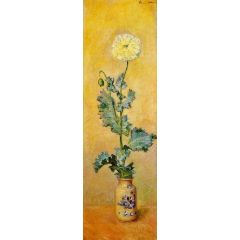 White Poppy Painting Reproduction