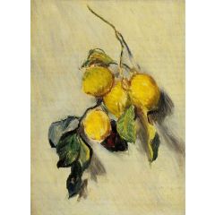 Branch of Lemons Painting Reproduction