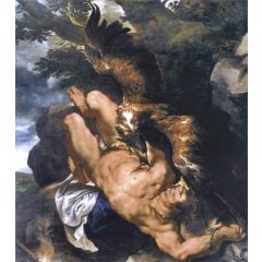 Prometheus Bound Painting Reproduction