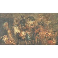 Triumphal Entry of Henry IV into Paris Painting Reproduction