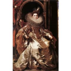 Portrait of Maria Serra Pallavicino Painting Reproduction