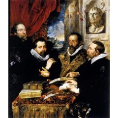 The Four Philosophers Painting Reproduction