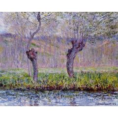 Willows in Springtime Painting Reproduction