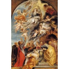 The Assumption of Mary Painting Reproduction