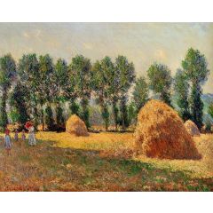 Haystacks at Giverny Painting Reproduction