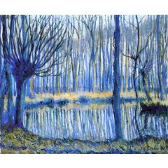 The Epte, Giverny Painting Reproduction